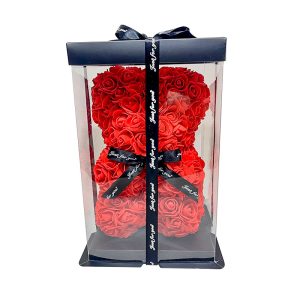 Osito rosas rojas foam